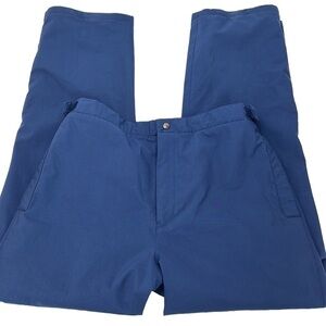 Tourney Gore Tex‎ Waterproof Breathable Pants XL Blue Lightweight All Wea…